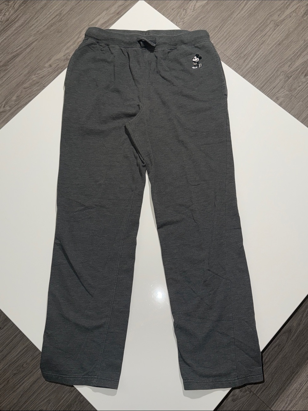 Disney Men's Dark Gray Mickey Mouse Sweatpants Size S